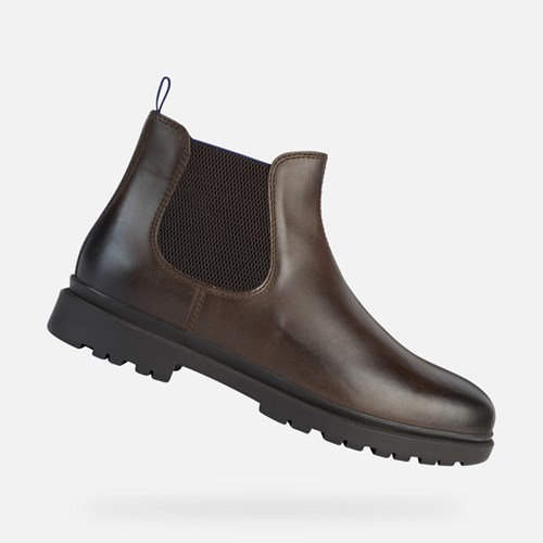 Geox Andalo Stiefeletten Herren Kaffee Königsblau | 708451EQU