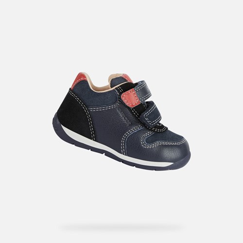 Geox Each Sneakers Baby Navy Rot | 143729MID