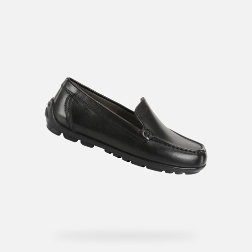 Geox New Fast Loafers Jungen Schwarz | 451072FYQ