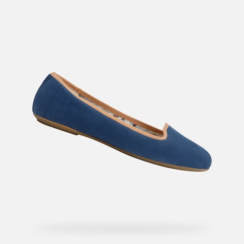 Geox Palmaria Ballerinas Damen Blau Hautfarbe | 359607JDH