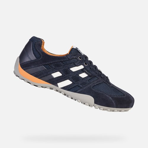 Geox Snake Sneakers Herren Navy | 210598GVL