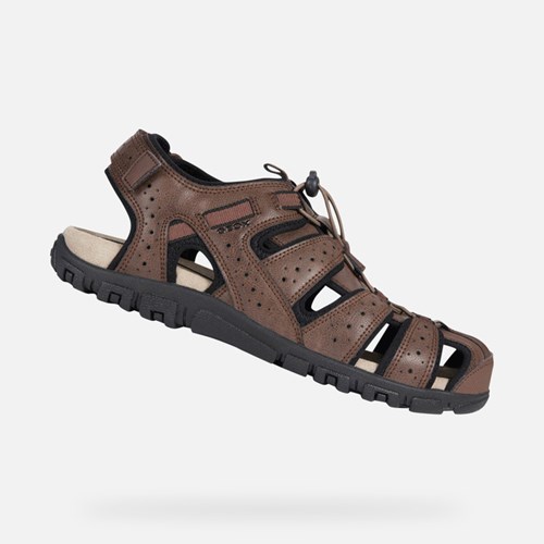 Geox Strada Sandalen Herren Braun | 952470JHN