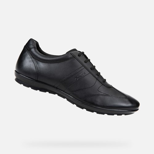 Geox Symbol Freizeitschuhe Herren Schwarz | 029731HVK