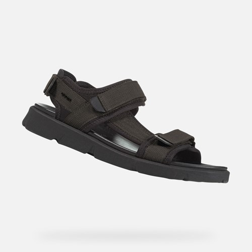 Geox Xand 2s Sandalen Herren Grau Schwarz | 456189WOZ