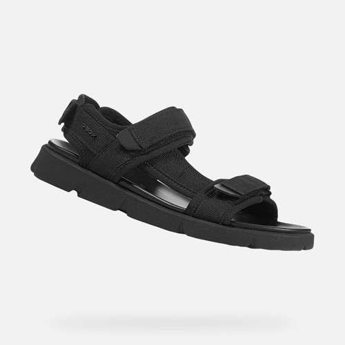 Geox Xand 2s Sandalen Herren Schwarz | 906543ITC