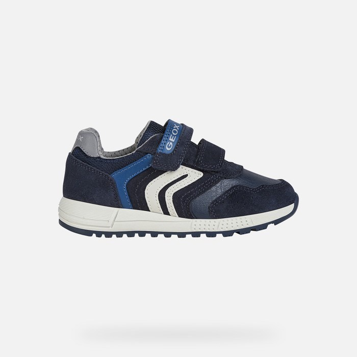 Geox Alben Sneakers Jungen Navy Dunkel | 709386VRW