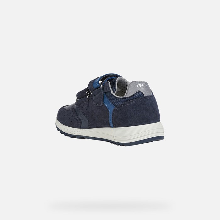 Geox Alben Sneakers Jungen Navy Dunkel | 709386VRW