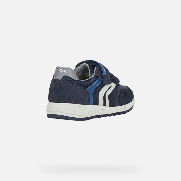 Geox Alben Sneakers Jungen Navy Dunkel | 709386VRW