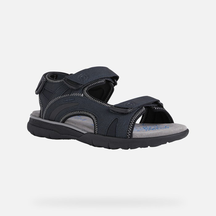 Geox Spherica Ec5 Sandalen Herren Navy | 514268EDF